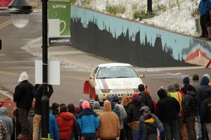 Kevin Schmidt / Brian Flint Maxda RX-7 on SS15 (Lakeshore Drive).