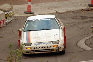 Kevin Schmidt / Brian Flint Maxda RX-7 on SS15 (Lakeshore Drive).