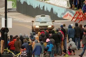 Geoff Weide / Derric Throne Subaru Impreza on SS15 (Lakeshore Drive).