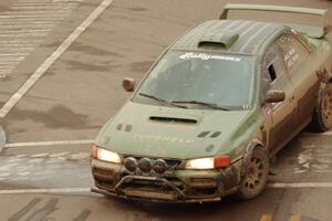 Geoff Weide / Derric Throne Subaru Impreza on SS15 (Lakeshore Drive).