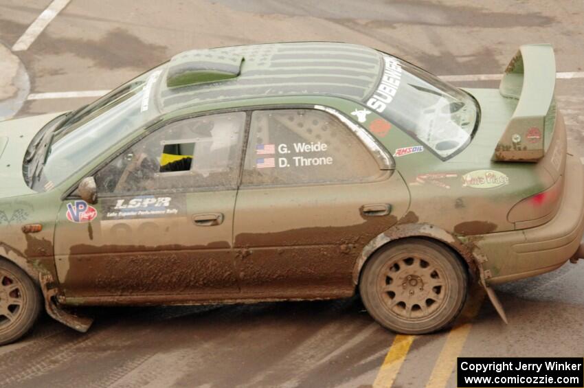 Geoff Weide / Derric Throne Subaru Impreza on SS15 (Lakeshore Drive).