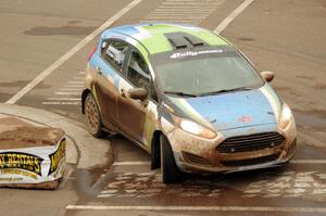 Keanna Erickson-Chang / Alex Gelsomino Ford Fiesta R1+ on SS15 (Lakeshore Drive).