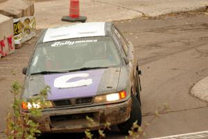 Michael Miller / Angelica Miller Mitsubishi Galant VR-4 on SS15 (Lakeshore Drive).