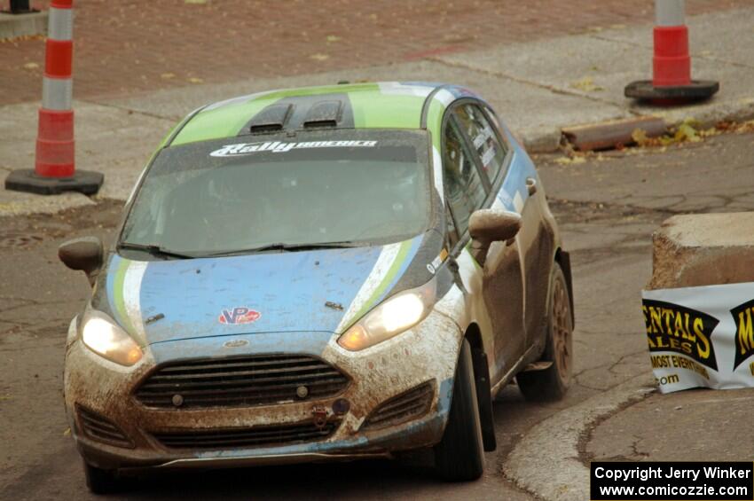 Keanna Erickson-Chang / Alex Gelsomino Ford Fiesta R1+ on SS15 (Lakeshore Drive).