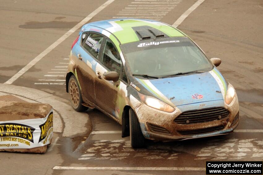 Keanna Erickson-Chang / Alex Gelsomino Ford Fiesta R1+ on SS15 (Lakeshore Drive).