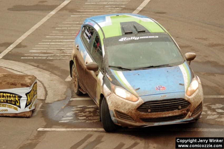 Keanna Erickson-Chang / Alex Gelsomino Ford Fiesta R1+ on SS15 (Lakeshore Drive).