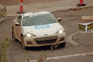 John Kosmatka / Kristin Kosmatka Subaru BRZ on SS15 (Lakeshore Drive).