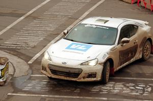 John Kosmatka / Kristin Kosmatka Subaru BRZ on SS15 (Lakeshore Drive).