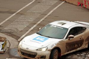 John Kosmatka / Kristin Kosmatka Subaru BRZ on SS15 (Lakeshore Drive).