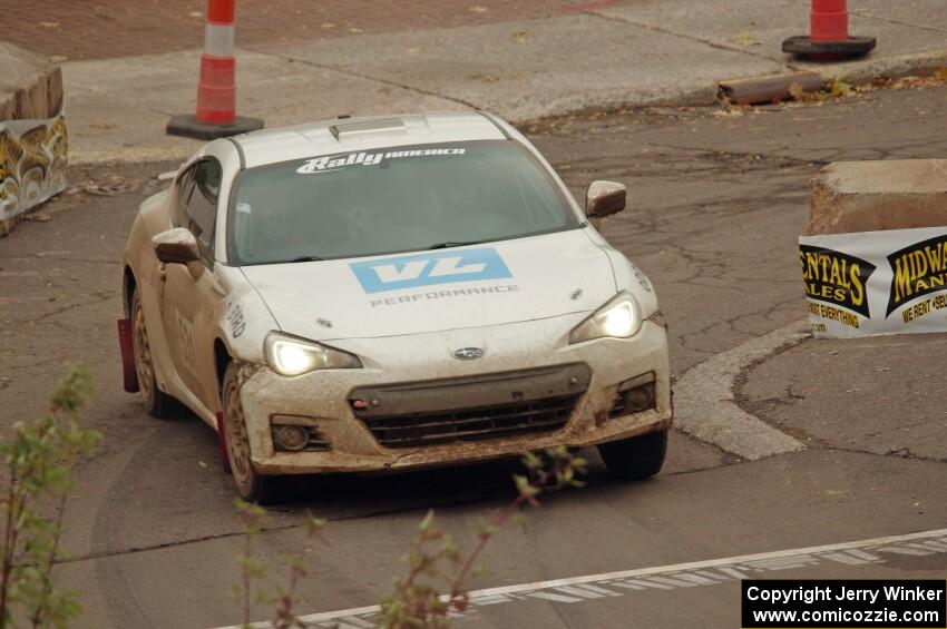 John Kosmatka / Kristin Kosmatka Subaru BRZ on SS15 (Lakeshore Drive).