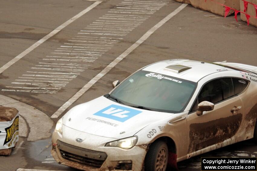 John Kosmatka / Kristin Kosmatka Subaru BRZ on SS15 (Lakeshore Drive).