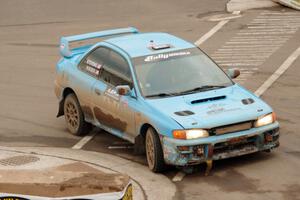 Jeff Hueser / Dylan Stevens Subaru Impreza 2.5RS on SS15 (Lakeshore Drive).