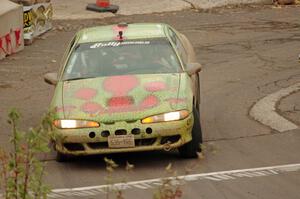 Eric Carlson / Camille Carlson Mitsubishi Eclipse on SS15 (Lakeshore Drive).