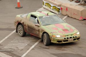 Eric Carlson / Camille Carlson Mitsubishi Eclipse on SS15 (Lakeshore Drive).