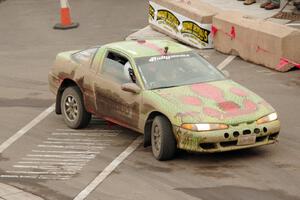 Eric Carlson / Camille Carlson Mitsubishi Eclipse on SS15 (Lakeshore Drive).