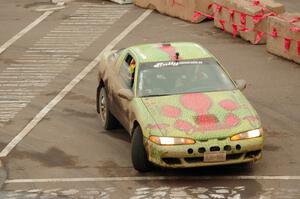 Eric Carlson / Camille Carlson Mitsubishi Eclipse on SS15 (Lakeshore Drive).