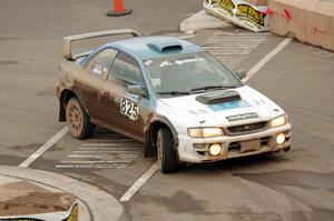 Tyler Matalas / Paul Brauner Subaru Impreza on SS15 (Lakeshore Drive).