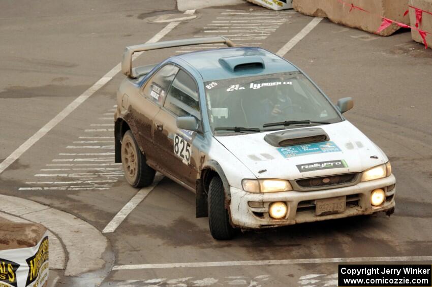 Tyler Matalas / Paul Brauner Subaru Impreza on SS15 (Lakeshore Drive).