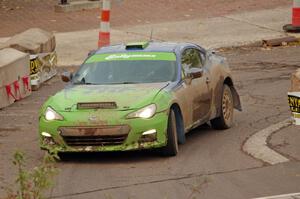 Santiago Iglesias / R.J. Kassel Subaru BRZ on SS15 (Lakeshore Drive).