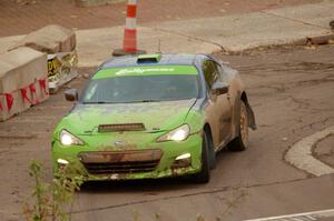 Santiago Iglesias / R.J. Kassel Subaru BRZ on SS15 (Lakeshore Drive).