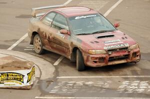 Arin DeMaster / Taylor Kildea Subaru Impreza on SS15 (Lakeshore Drive).