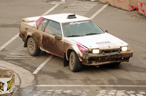 Jay Anderson / Soizic Guillot Toyota Celica GTS on SS15 (Lakeshore Drive).