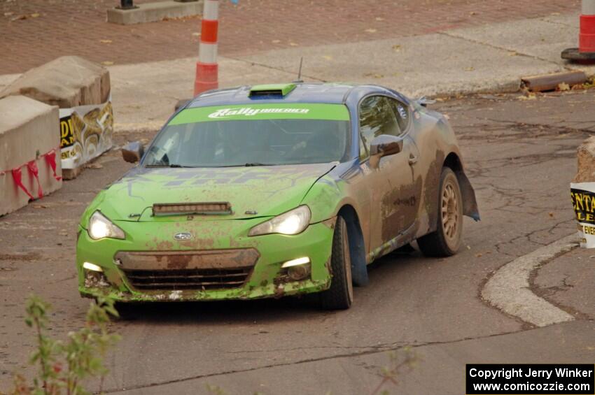 Santiago Iglesias / R.J. Kassel Subaru BRZ on SS15 (Lakeshore Drive).