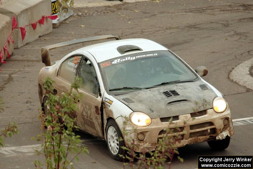 Matt Coatsworth / Ben Anderson Dodge SRT-4 on SS15 (Lakeshore Drive).