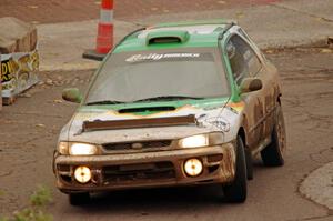 Ryan Rethy / Rachel Rethy Subaru Impreza Outback on SS15 (Lakeshore Drive).