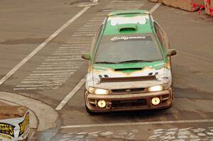 Ryan Rethy / Rachel Rethy Subaru Impreza Outback on SS15 (Lakeshore Drive).