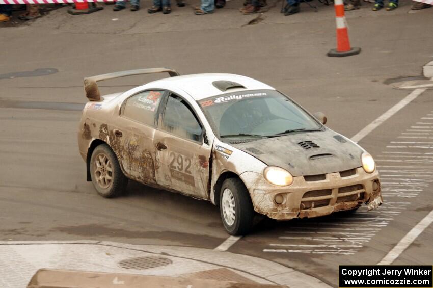 Matt Coatsworth / Ben Anderson Dodge SRT-4 on SS15 (Lakeshore Drive).