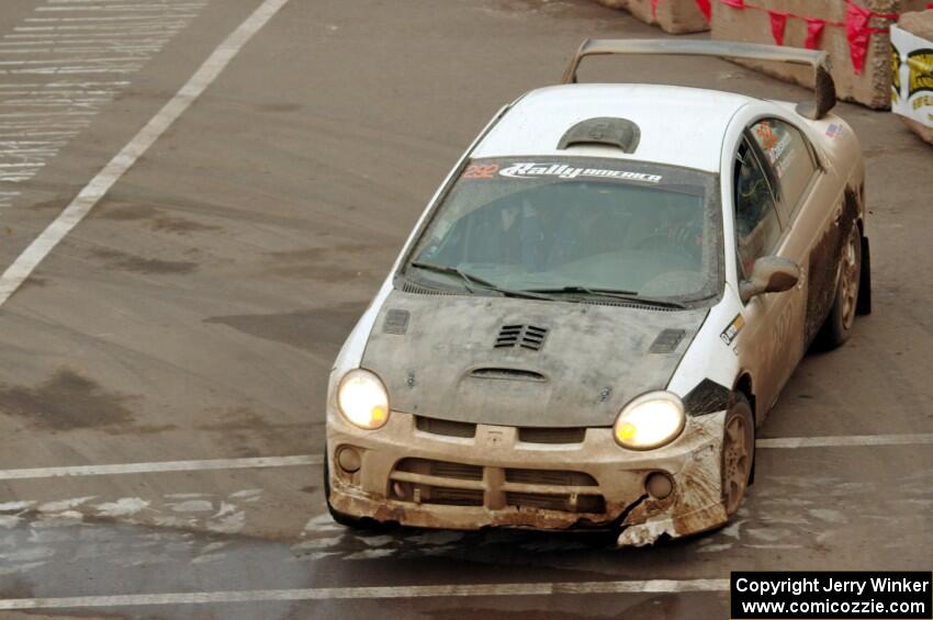 Matt Coatsworth / Ben Anderson Dodge SRT-4 on SS15 (Lakeshore Drive).