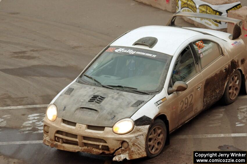 Matt Coatsworth / Ben Anderson Dodge SRT-4 on SS15 (Lakeshore Drive).