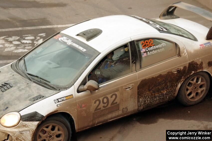 Matt Coatsworth / Ben Anderson Dodge SRT-4 on SS15 (Lakeshore Drive).