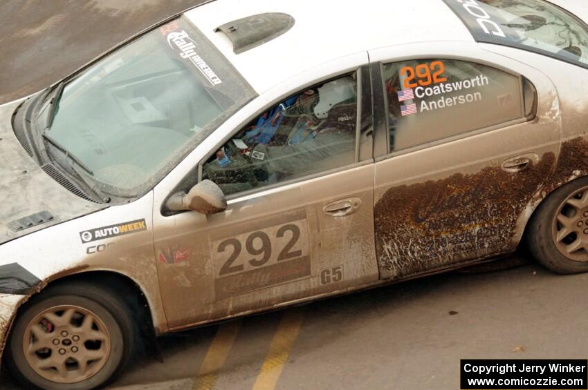 Matt Coatsworth / Ben Anderson Dodge SRT-4 on SS15 (Lakeshore Drive).