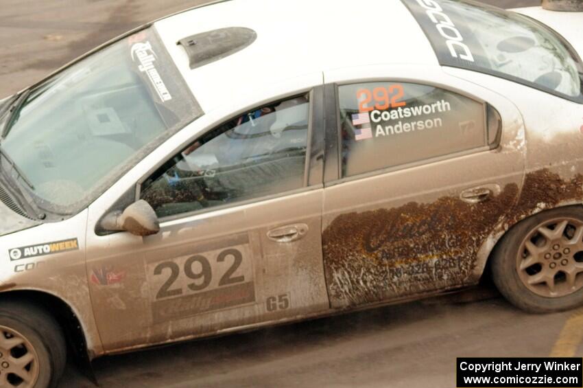 Matt Coatsworth / Ben Anderson Dodge SRT-4 on SS15 (Lakeshore Drive).