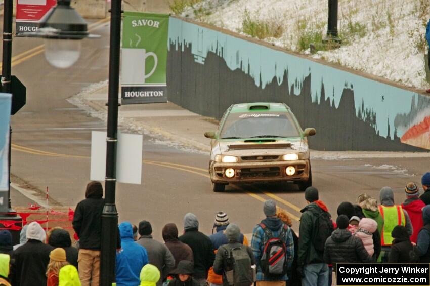 Ryan Rethy / Rachel Rethy Subaru Impreza Outback on SS15 (Lakeshore Drive).