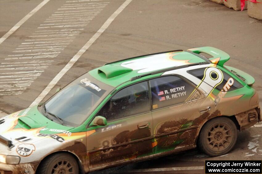 Ryan Rethy / Rachel Rethy Subaru Impreza Outback on SS15 (Lakeshore Drive).