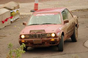 John Barnett / Matt Vaught BMW 325is on SS15 (Lakeshore Drive).