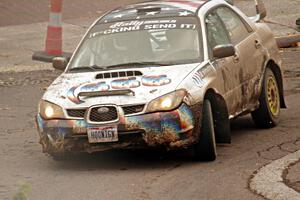 Caner Yildiz / Bryce Proseus Subaru Impreza on SS15 (Lakeshore Drive).