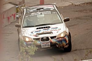 Caner Yildiz / Bryce Proseus Subaru Impreza on SS15 (Lakeshore Drive).