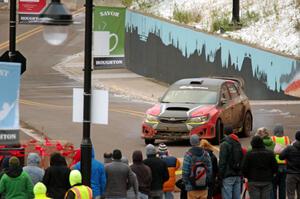 Grzegorz Bugaj / Ela Dziubanski Subaru WRX STi on SS15 (Lakeshore Drive).