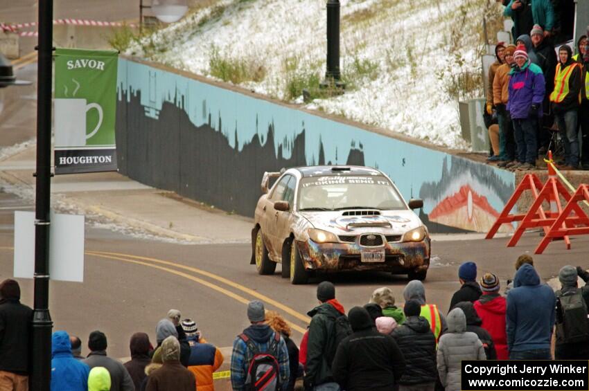 Caner Yildiz / Bryce Proseus Subaru Impreza on SS15 (Lakeshore Drive).