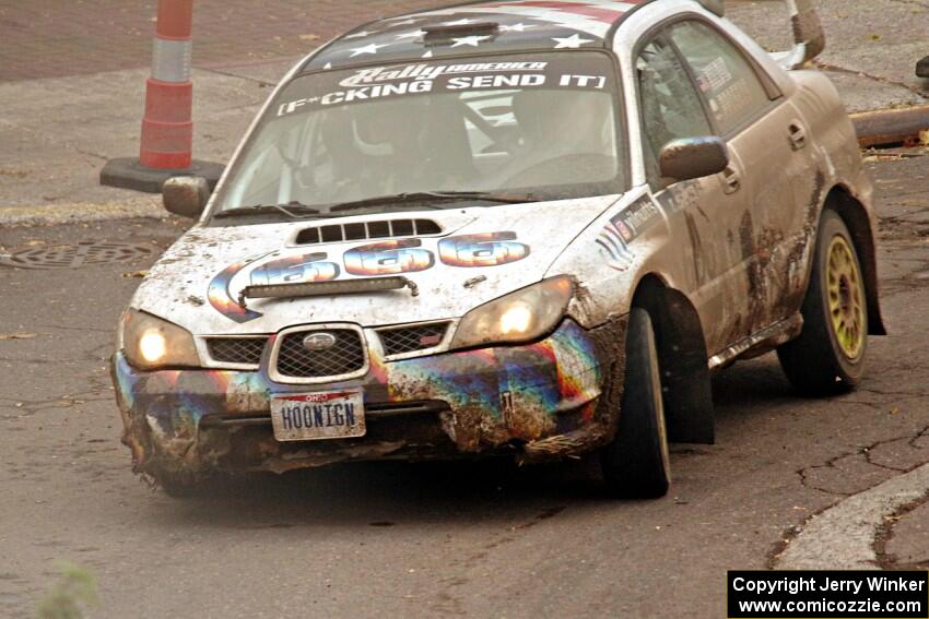 Caner Yildiz / Bryce Proseus Subaru Impreza on SS15 (Lakeshore Drive).