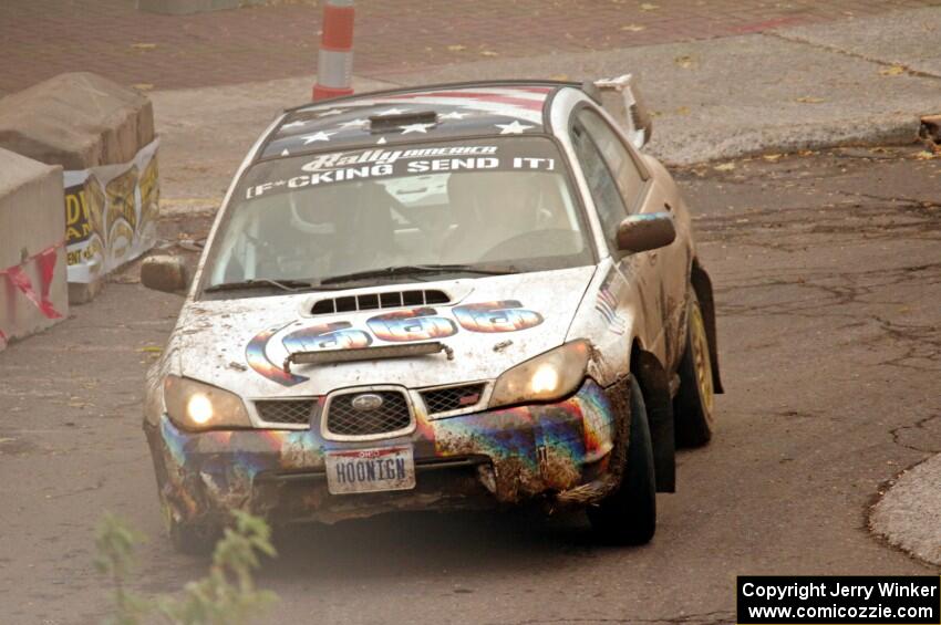 Caner Yildiz / Bryce Proseus Subaru Impreza on SS15 (Lakeshore Drive).