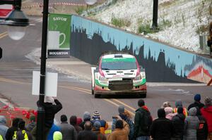 Arkadiusz Gruszka / Lukasz Wronski Mitsubishi Mirage RS on SS15 (Lakeshore Drive).