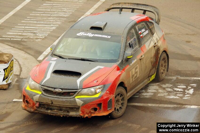 Grzegorz Bugaj / Ela Dziubanski Subaru WRX STi on SS15 (Lakeshore Drive).