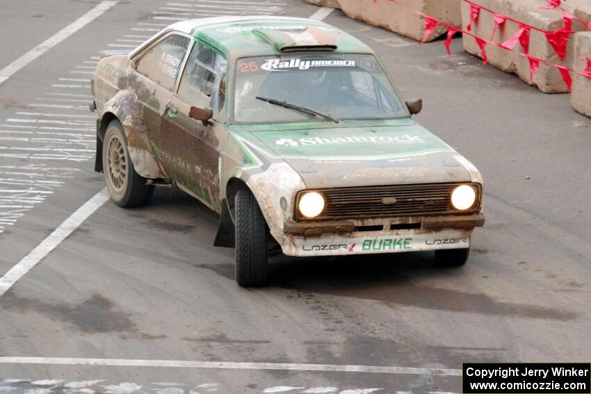 Seamus Burke / Martin Brady Ford Escort Mk. II on SS15 (Lakeshore Drive).