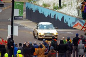 Henry Krolikowski / Cindy Krolikowski Subaru Impreza on SS15 (Lakeshore Drive).