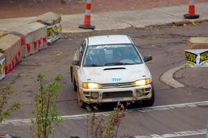 Henry Krolikowski / Cindy Krolikowski Subaru Impreza on SS15 (Lakeshore Drive).